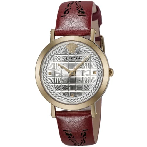 VERSACE MEDUSA CHAIN Women s Watch, Silver Dial, Quartz Movement, Water Resistant, VELV00320, Red
VERSACE MEDUSA CHAIN Women s Watch, Silver Dial, Quartz Movement, Water Resistant, VELV00320, Red