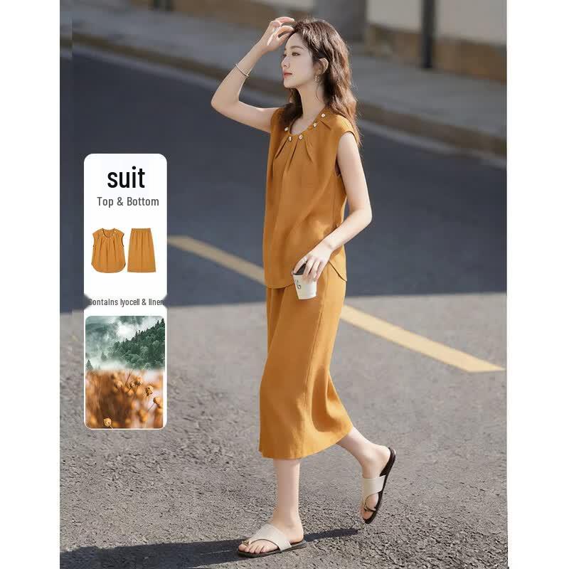 Demana Linen Lyocell Blend Two-Piece Set S
Demana Linen Lyocell Blend Two-Piece Set S