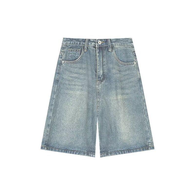 Женские летние джинсовые шорты-капри 2025 года для похудения - Универсальный, прохладный стиль миди с широкими штанинами 2XL светло-синий
Женские летние джинсовые шорты-капри 2025 года для похудения - Универсальный, прохладный стиль миди с широкими штанинами 2XL светло-синий