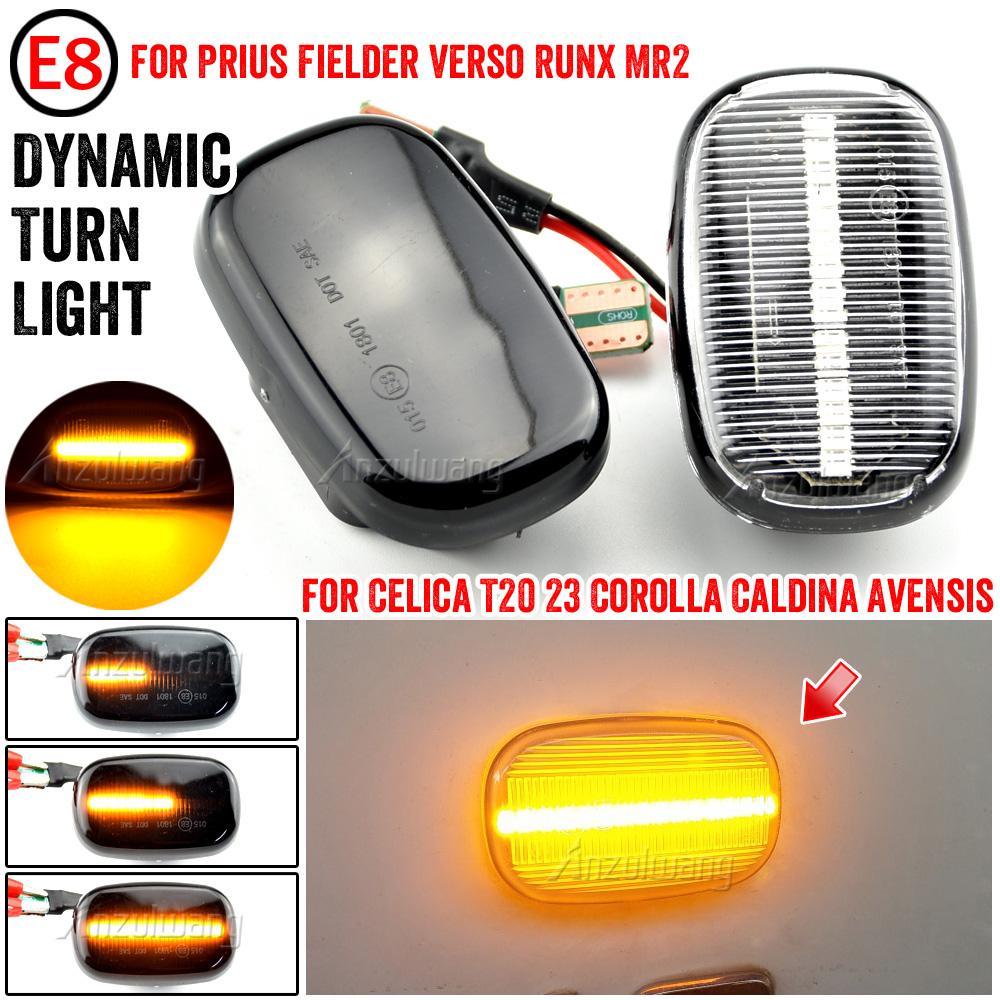 2Pc Led Dynamic Side Marker Turn Signal Light For Toyota Corolla E10/E11/E12 ZE120 Camry SV4 CV4 Vista CR 30 40 Carina E Supra Crystal white 1
2Pc Led Dynamic Side Marker Turn Signal Light For Toyota Corolla E10/E11/E12 ZE120 Camry SV4 CV4 Vista CR 30 40 Carina E Supra Crystal white 1