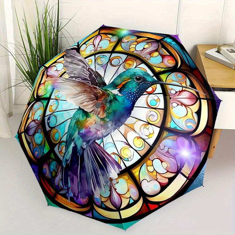 Hummingbird Art Pattern Print 1pc Automatic Folding Umbrella, Portable & Foldable Design with 8 Ribs, Outdoor Accessory Birthd
Hummingbird Art Pattern Print 1pc Automatic Folding Umbrella, Portable & Foldable Design with 8 Ribs, Outdoor Accessory Birthd