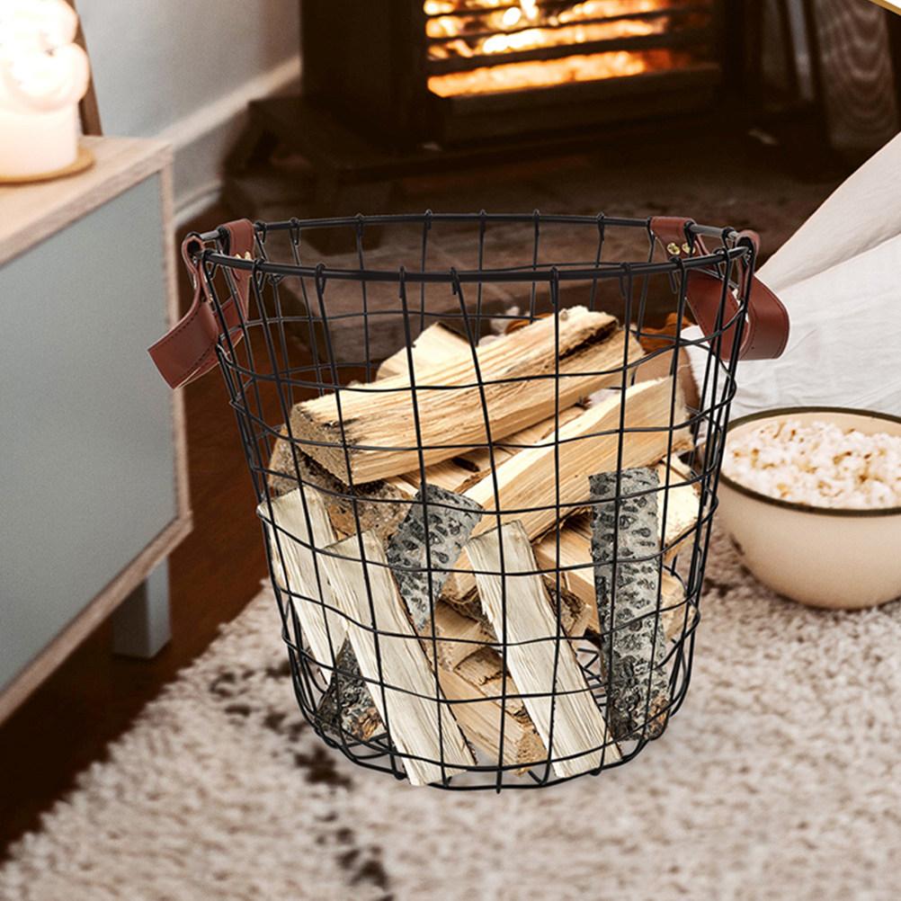 Round Metal Firewood Storage Basket Large Capacity Iron Wire Mesh Basket Outdoor Storage Bin Farmhouse Organizer Laundry 26.5X26.5X18CM
Round Metal Firewood Storage Basket Large Capacity Iron Wire Mesh Basket Outdoor Storage Bin Farmhouse Organizer Laundry 26.5X26.5X18CM
