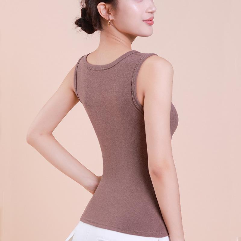 Женский теплый жилет из мериносовой шерсти со встроенными подушечками и фиксированными чашками для осени/зимы L (90-115 lbs)
Женский теплый жилет из мериносовой шерсти со встроенными подушечками и фиксированными чашками для осени/зимы L (90-115 lbs)