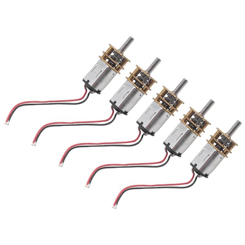 Fresh 5Pcs DC 3V-6V N20 Mini Micro Metal Gear Motor 3V 145 Rpm Fully Automatic Robot Small Motor N20 Micro Reduction Motor other
Fresh 5Pcs DC 3V-6V N20 Mini Micro Metal Gear Motor 3V 145 Rpm Fully Automatic Robot Small Motor N20 Micro Reduction Motor other