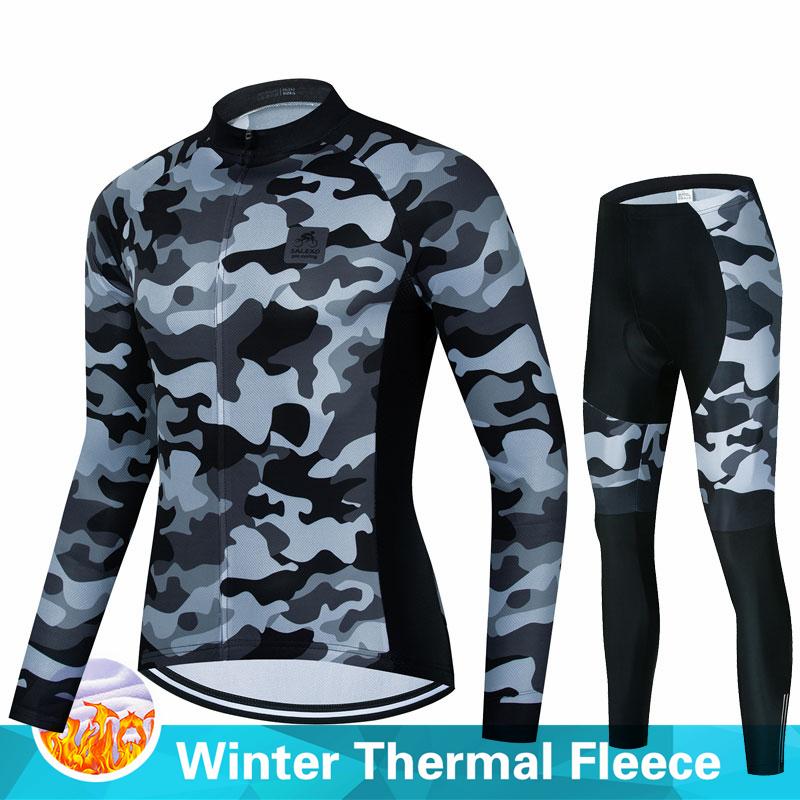 Camouflage Winter Thermal Fleece Cycling Jersey Sets Men Long Sleeve Bicycle Clothing MTB Bike Wear Ropa Maillot Ciclismo Hombre
Camouflage Winter Thermal Fleece Cycling Jersey Sets Men Long Sleeve Bicycle Clothing MTB Bike Wear Ropa Maillot Ciclismo Hombre