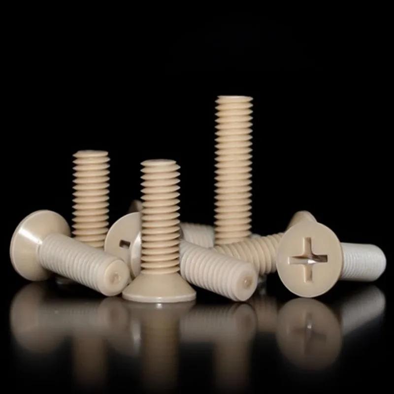 M1.2 M.4 M2 M3 M4 M5 M6 M8 Metric x 2-30mm PEEK Plastic Phillips Cross Countersunk Flat Head Screws High temperature M2x4mm 1PC
M1.2 M.4 M2 M3 M4 M5 M6 M8 Metric x 2-30mm PEEK Plastic Phillips Cross Countersunk Flat Head Screws High temperature M2x4mm 1PC