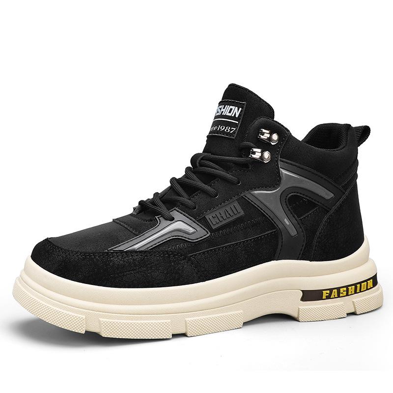 Autumn and winter mid-high-top new Martin shoes fashion casual platform tooling boots lace-up trend men s thick-heeled Martin boots 39
Autumn and winter mid-high-top new Martin shoes fashion casual platform tooling boots lace-up trend men s thick-heeled Martin boots 39