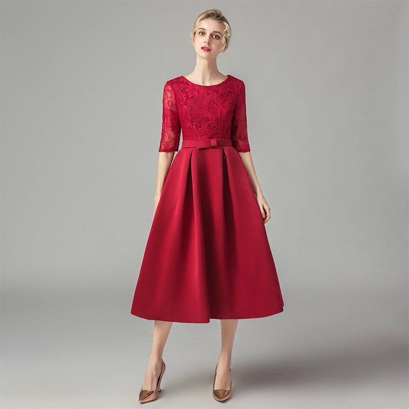Toast dress Bride s new red long-sleeved return door temperament elegant medium and long thin evening dress skirt XXXL
Toast dress Bride s new red long-sleeved return door temperament elegant medium and long thin evening dress skirt XXXL