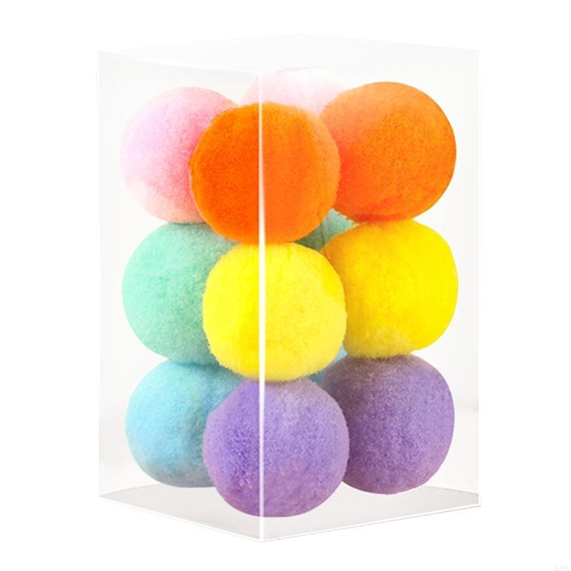 12-Piece Plush Ball for Cat Interactive Playing Quiet Balls 1.8 1.2 Inches X3UC
12-Piece Plush Ball for Cat Interactive Playing Quiet Balls 1.8 1.2 Inches X3UC