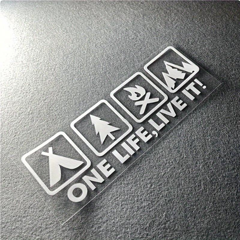 Outdoor Camping Icons Vinyl Sticker - Only Once in a Lifetime Standard
Outdoor Camping Icons Vinyl Sticker - Only Once in a Lifetime Standard