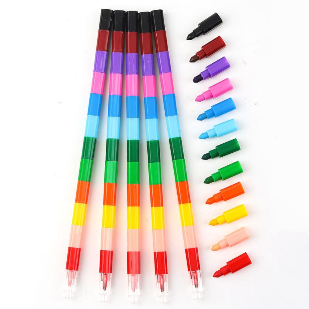 10pcs/set Replaceable Mini Finger Crayon Pens Drawing Pen Colorful Blocks Toys Crayons Girls 6 color
10pcs/set Replaceable Mini Finger Crayon Pens Drawing Pen Colorful Blocks Toys Crayons Girls 6 color
