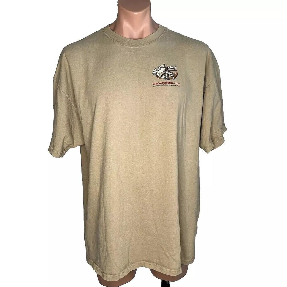 Rotten Dot Com Horror Shirt Sand Color 100% Cotton Reprint Shirt Unisex 2side Unisex T-Shirt XL
Rotten Dot Com Horror Shirt Sand Color 100% Cotton Reprint Shirt Unisex 2side Unisex T-Shirt XL