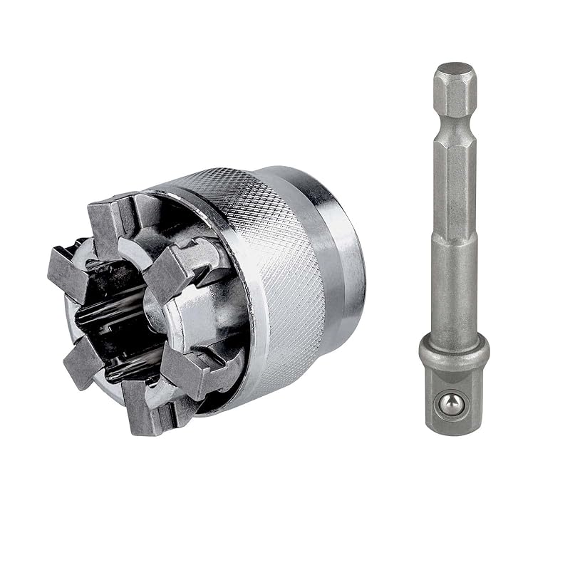 Wolfride universal socket universal socket 10~19mm adjustable drill adapter Easily secure nuts and bolts auto bike repair tools furniture installation
Wolfride universal socket universal socket 10~19mm adjustable drill adapter Easily secure nuts and bolts auto bike repair tools furniture installation