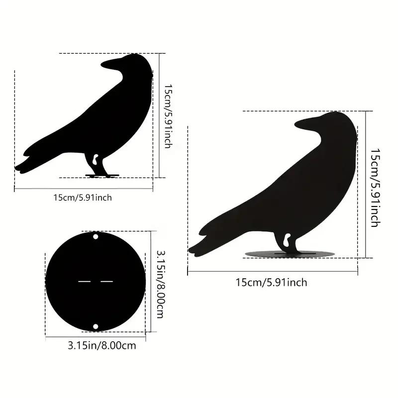 1 шт. Садовый колышек Raven – металлический силуэтный знак для двора с колышком для сада и декора на Хэллоуин, стильное настенное искусство светло-серый
1 шт. Садовый колышек Raven – металлический силуэтный знак для двора с колышком для сада и декора на Хэллоуин, стильное настенное искусство светло-серый
