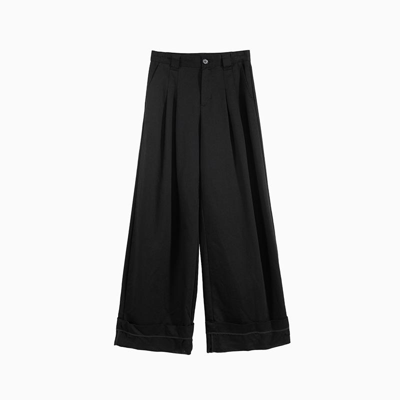 Spring Women s Casual Wide-Leg Color Block High-Waisted Pants - Fold-Up, Loose Fit, Hip-Covering, Slimming, Versatile S чёрный
Spring Women s Casual Wide-Leg Color Block High-Waisted Pants - Fold-Up, Loose Fit, Hip-Covering, Slimming, Versatile S чёрный