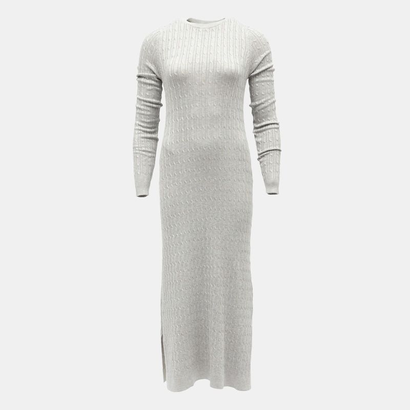 Макси-платье из витой вязки с круглым вырезом Женское BILL TORNADE XXL светло-серый
Макси-платье из витой вязки с круглым вырезом Женское BILL TORNADE XXL светло-серый