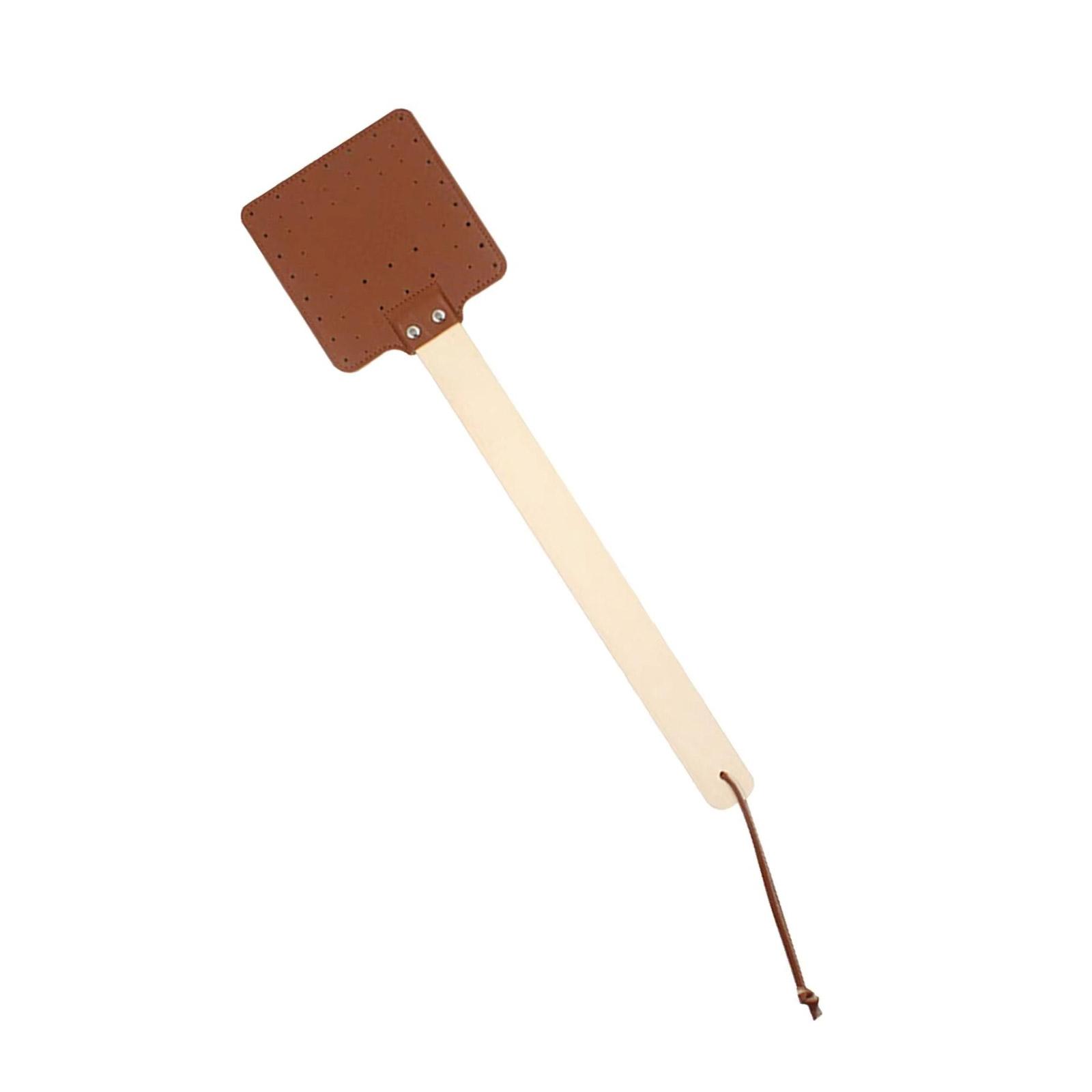 Premium Handmade Fly Swatter Reliable Leather Fly Swatter With Durable Beech Wood Handle for Dormitory Home коричневий
Premium Handmade Fly Swatter Reliable Leather Fly Swatter With Durable Beech Wood Handle for Dormitory Home коричневий