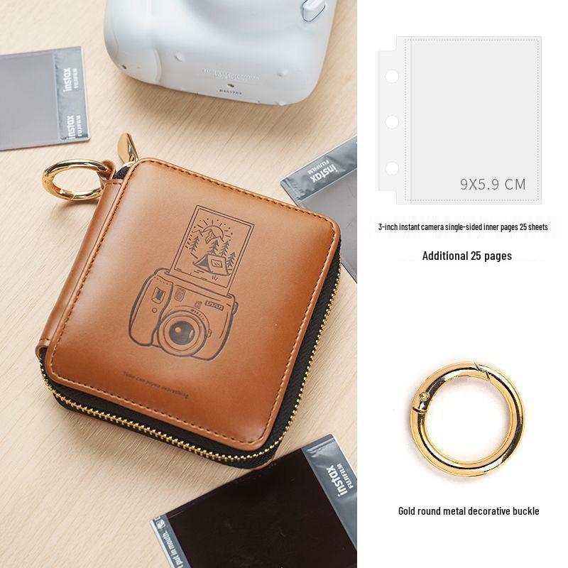 3-Inch Polaroid Photo Album with Single Pocket Pages, Loose-Leaf Design, High-Grade Material
3-Inch Polaroid Photo Album with Single Pocket Pages, Loose-Leaf Design, High-Grade Material