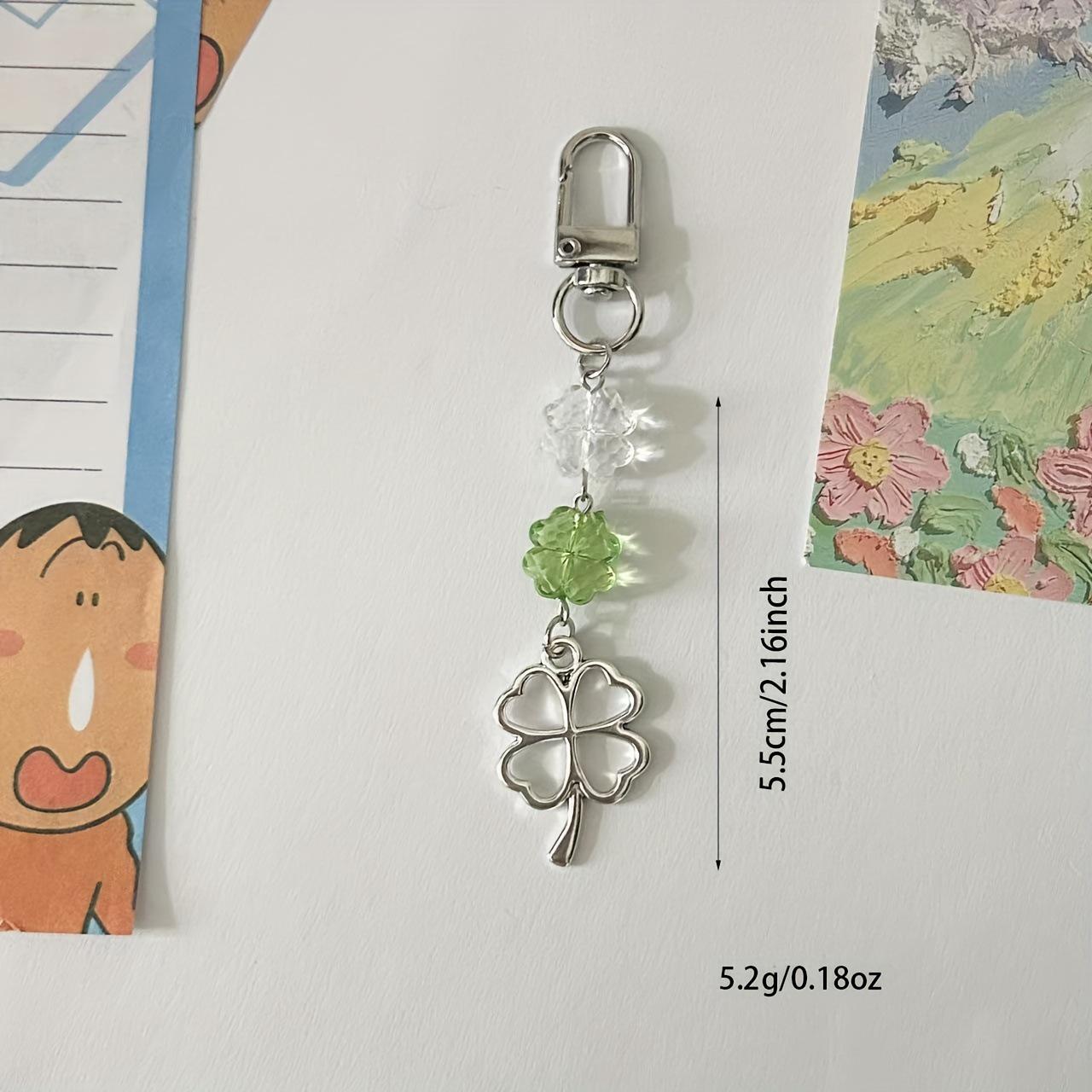 Four-Leaf Clover Keychain & Phone Charm Set
Four-Leaf Clover Keychain & Phone Charm Set