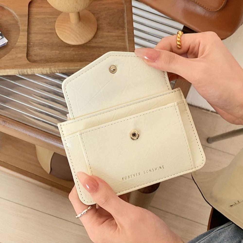 Cute Women s Short Purse Candy Color Ultra-thin Coin Purse Creative Card Holder Outdoor чорний
Cute Women s Short Purse Candy Color Ultra-thin Coin Purse Creative Card Holder Outdoor чорний