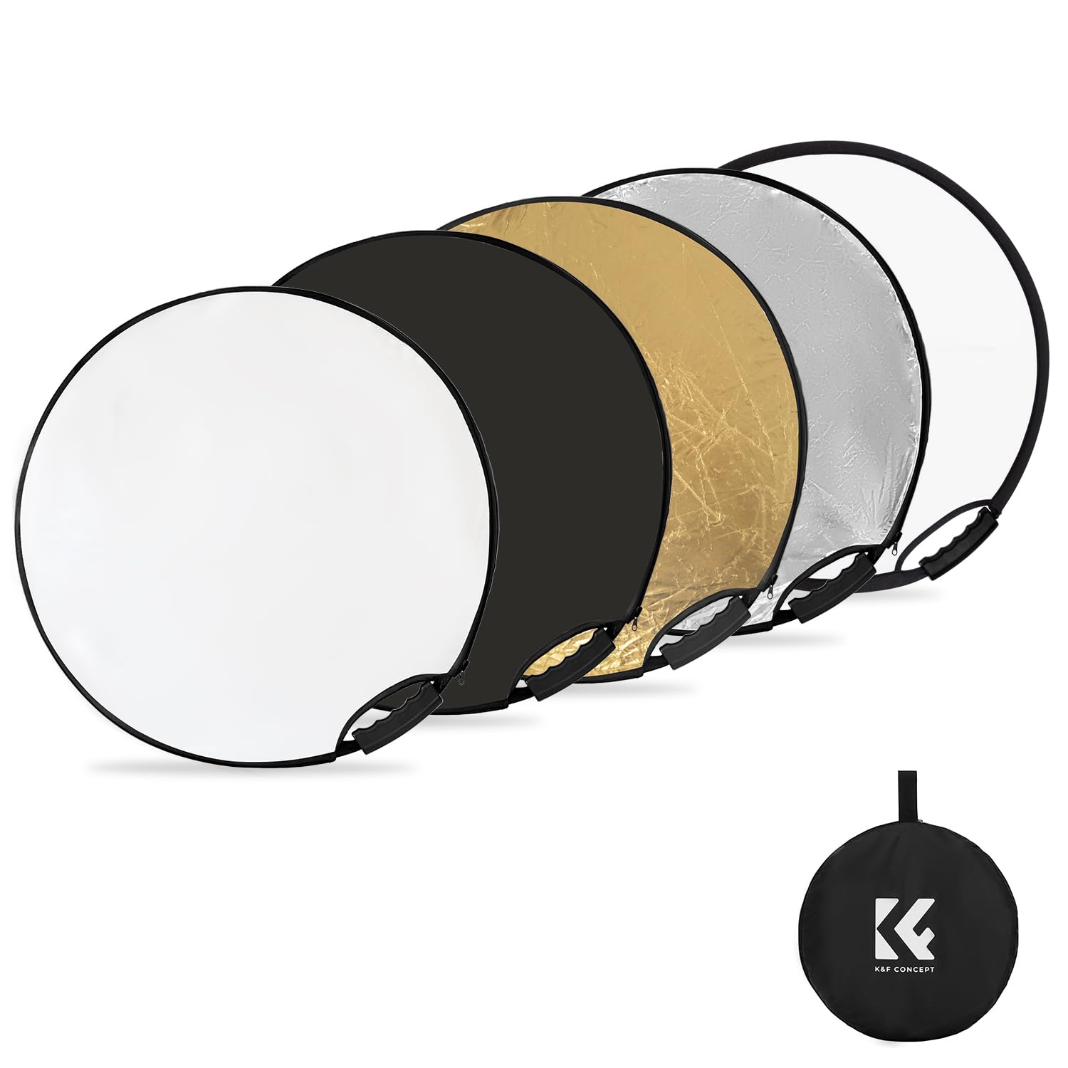 Concept Reflector for Photography Reflector with Handle 60cm Foldable 5in1 Reflector for Photography Round Reflector Outdoor Lighting White Black чёрный
Concept Reflector for Photography Reflector with Handle 60cm Foldable 5in1 Reflector for Photography Round Reflector Outdoor Lighting White Black чёрный