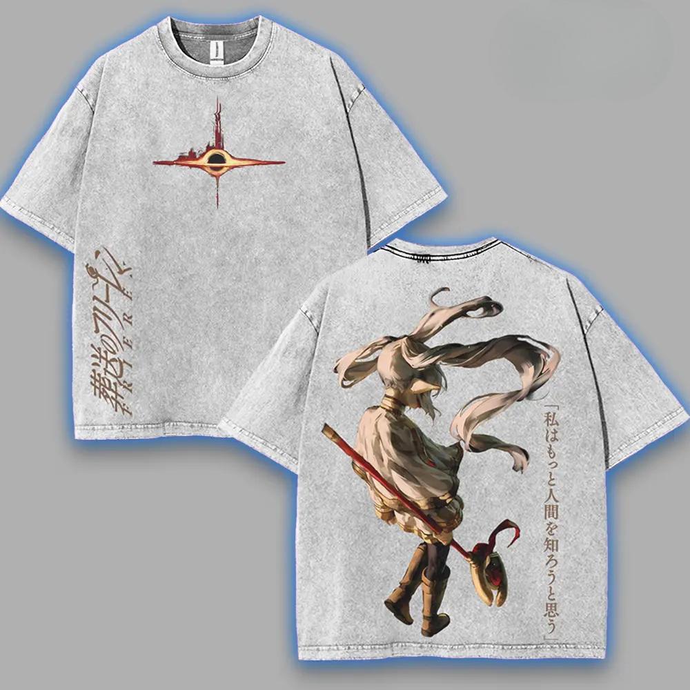 Frieren Anime T-shirt Men Women Clothing Harajuku Vintage Washed Oversized T Shirt Summer Casual Short Sleeve Cotton Tees Tops S серый
Frieren Anime T-shirt Men Women Clothing Harajuku Vintage Washed Oversized T Shirt Summer Casual Short Sleeve Cotton Tees Tops S серый
