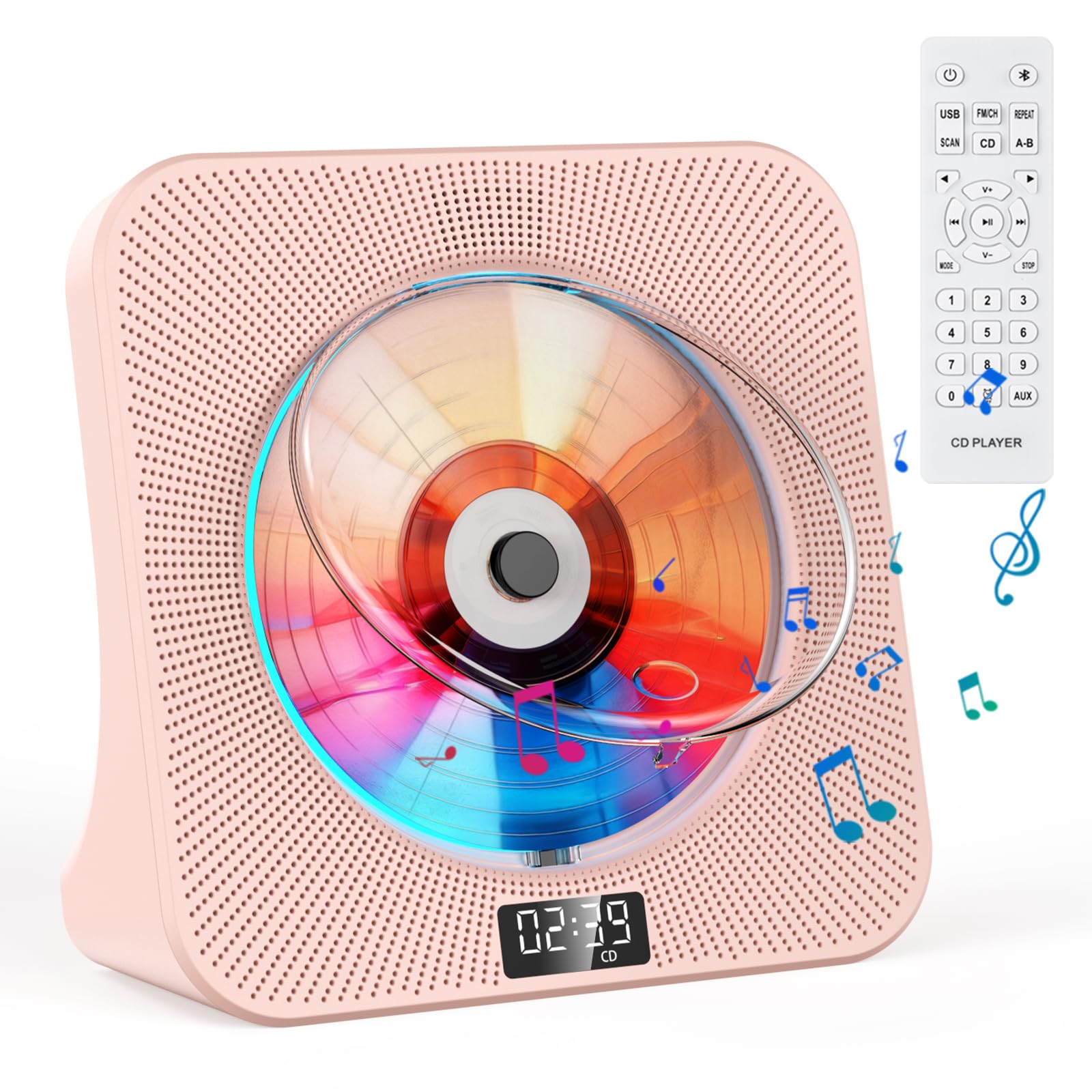 Gueray CD-програвач Настільний Bluetooth-програвач компакт-дисків Динамік Відтворення через USB Сумісність із режимом повторного відтворення CD-радіо-касетний програвач Музична освіта PSE
Gueray CD-програвач Настільний Bluetooth-програвач компакт-дисків Динамік Відтворення через USB Сумісність із режимом повторного відтворення CD-радіо-касетний програвач Музична освіта PSE