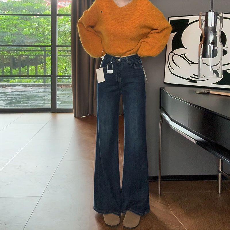 Women s High-Waisted Dark Blue Fleece-Lined Micro-Flare Jeans for Autumn/Winter 2025 L (Recommended for 113-122 lbs)
Women s High-Waisted Dark Blue Fleece-Lined Micro-Flare Jeans for Autumn/Winter 2025 L (Recommended for 113-122 lbs)