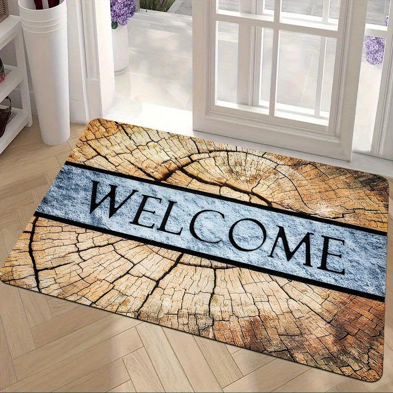 Garden Welcome Doormat Retro Wood & Green Floral Design Durable Non -Slip Perfect for Front Door Indoor/Outdoor Entryway 40x60cm
Garden Welcome Doormat Retro Wood & Green Floral Design Durable Non -Slip Perfect for Front Door Indoor/Outdoor Entryway 40x60cm