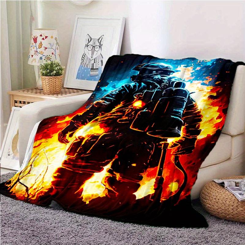 Firefighter Hero Soft & Warm Flannel Blanket - Perfect for Couch, Bed, Office, Camping | High-Definition 3D Print | Skin-Friendl 70x100cm
Firefighter Hero Soft & Warm Flannel Blanket - Perfect for Couch, Bed, Office, Camping | High-Definition 3D Print | Skin-Friendl 70x100cm