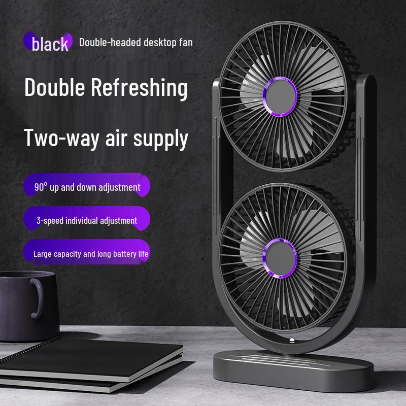 Ultra-Quiet Portable USB Fan with Strong Wind, Brushless Motor, Desktop Charging 2400mAh Large Capacity
Ultra-Quiet Portable USB Fan with Strong Wind, Brushless Motor, Desktop Charging 2400mAh Large Capacity