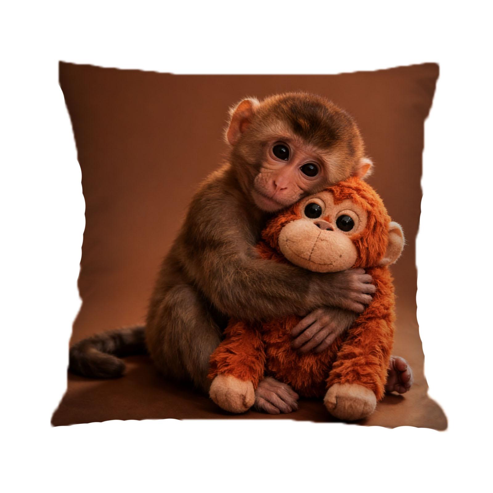 Adorable Little Monkey Themed Items: Printed Pillowcase, Square Throw Pillow, 40*40cm one size
Adorable Little Monkey Themed Items: Printed Pillowcase, Square Throw Pillow, 40*40cm one size