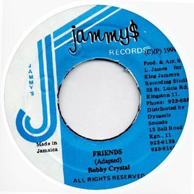 7inch Record BOBBY CRYSTAL - Friends / Things & Time (Version) NONE Jammy s Records 1999 Jamaica Reggae, Ska & Dub Used
7inch Record BOBBY CRYSTAL - Friends / Things & Time (Version) NONE Jammy s Records 1999 Jamaica Reggae, Ska & Dub Used