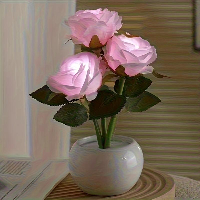 1PC LED Simulation Rose Night Light, Romantic Vase Dining Table, Cabinet, Countertop Decoration, Suitable for Family Living Room розовый
1PC LED Simulation Rose Night Light, Romantic Vase Dining Table, Cabinet, Countertop Decoration, Suitable for Family Living Room розовый