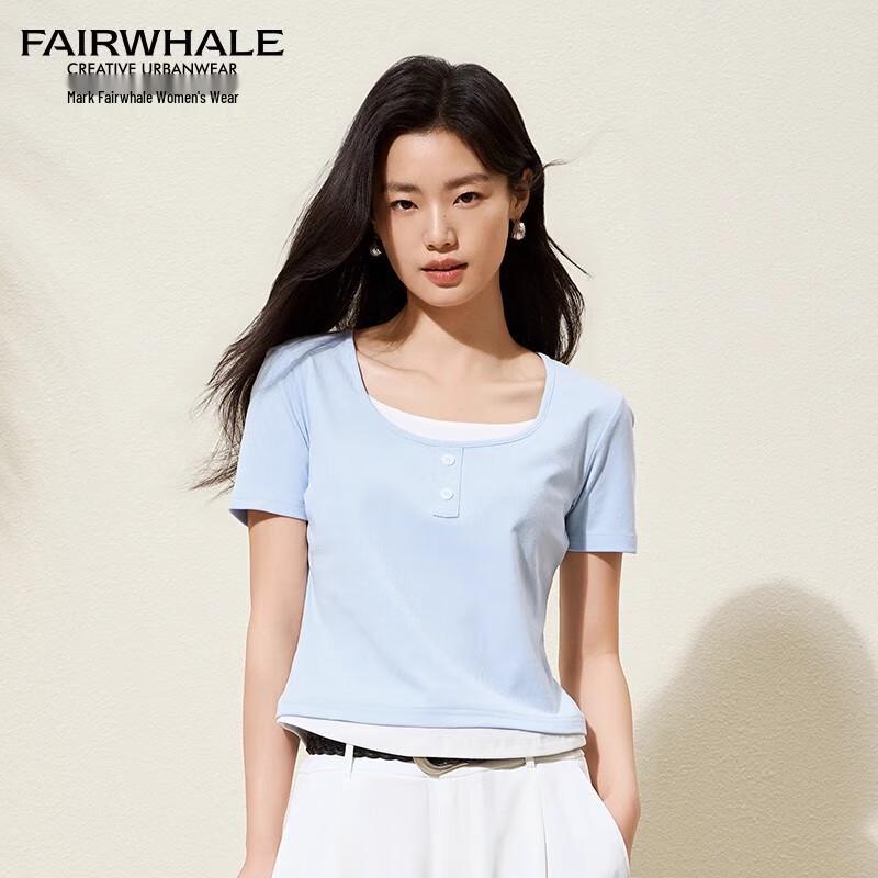 Women s Fake Two-Piece Contrast Short Sleeve T-Shirt XL
Women s Fake Two-Piece Contrast Short Sleeve T-Shirt XL