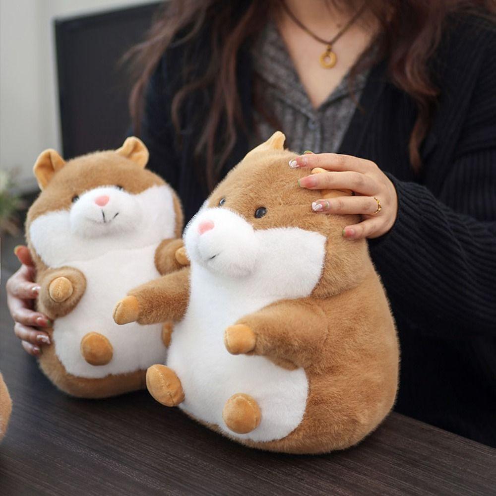 Lifelike Hamster Plush Toys PP Cotton Hamster Stuffed Toy Animal Mouse Plush Pillow Kids Gifts 20cm коричневий
Lifelike Hamster Plush Toys PP Cotton Hamster Stuffed Toy Animal Mouse Plush Pillow Kids Gifts 20cm коричневий