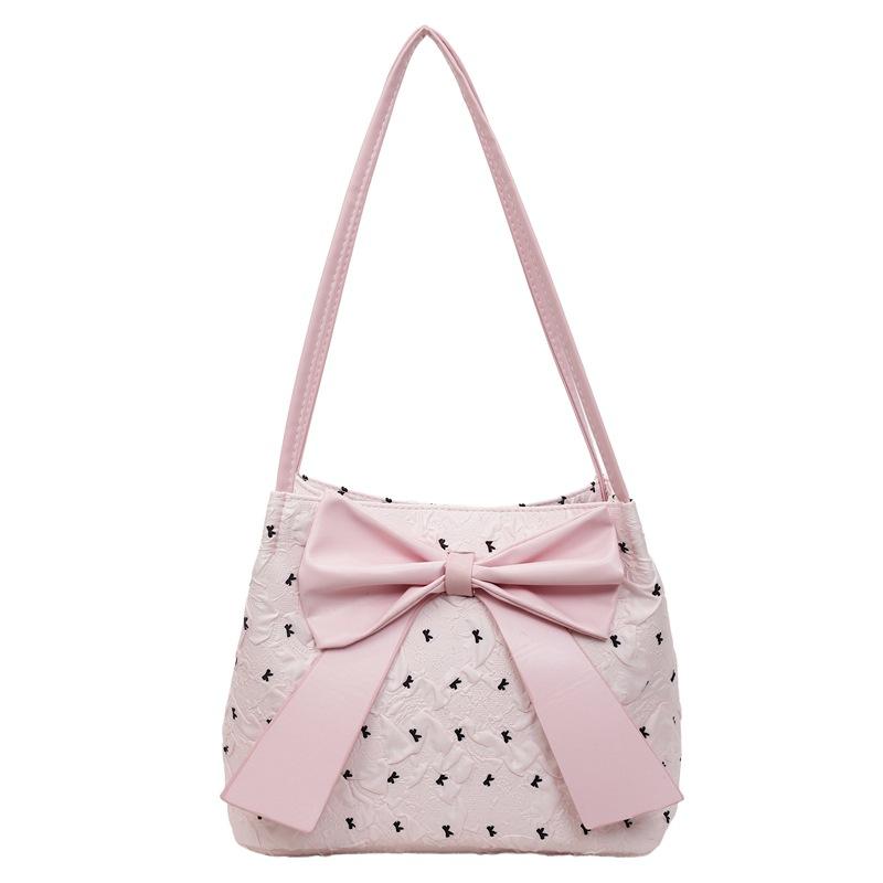Bow underarm bag women s new casual simple commuter shoulder bag versatile fashion underarm women s bag рожевий
Bow underarm bag women s new casual simple commuter shoulder bag versatile fashion underarm women s bag рожевий