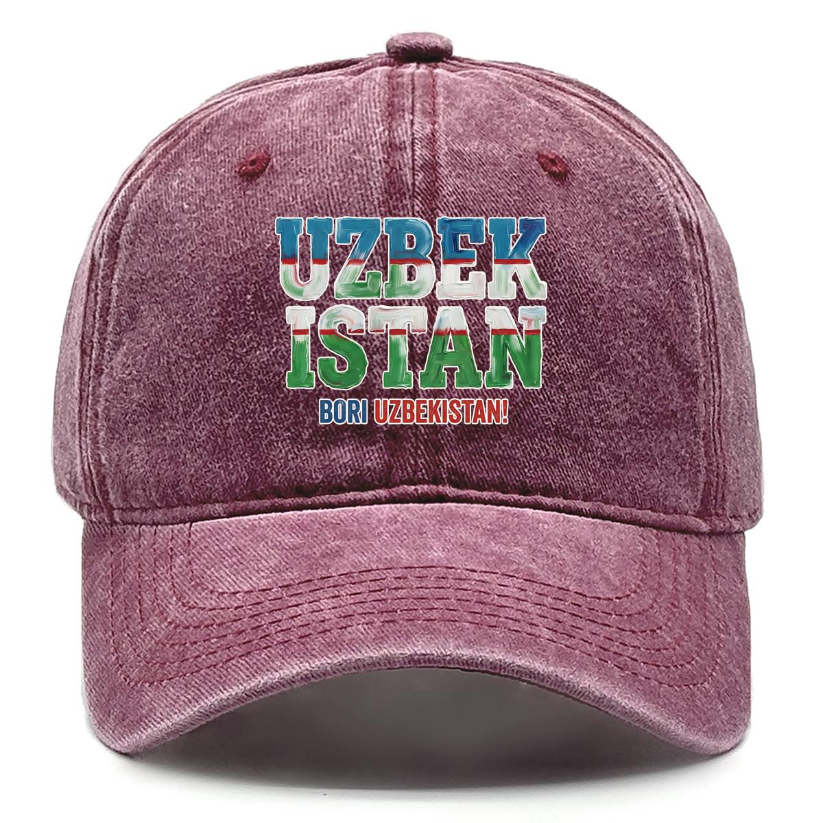 UZBEKISTAN BORI UZBEKISTAN Flag Printed Baseball Cap , Adjustable Sun Hat Hip Hop Slouchy Non-Stretch Fabric Solid Color Sun Hat as the picture вино красного
UZBEKISTAN BORI UZBEKISTAN Flag Printed Baseball Cap , Adjustable Sun Hat Hip Hop Slouchy Non-Stretch Fabric Solid Color Sun Hat as the picture вино красного