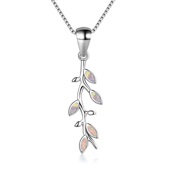 Милый кулон в виде листа растения, дерева, синего, белого огненного опала, ожерелья для женщин из стерлингового серебра 925 пробы, ювелирные изделия с камнем по знаку зодиака, женское ожерелье белый
Милый кулон в виде листа растения, дерева, синего, белого огненного опала, ожерелья для женщин из стерлингового серебра 925 пробы, ювелирные изделия с камнем по знаку зодиака, женское ожерелье белый