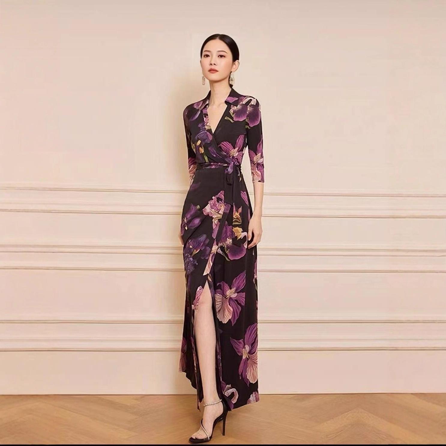 French Romantic Purple Floral Slim Wrap Dress Medium (52-57 kg)
French Romantic Purple Floral Slim Wrap Dress Medium (52-57 kg)