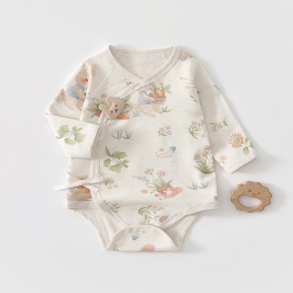 Newborn Long-Sleeved Cotton Triangle Romper Pajamas 80cm (70-77cm, 18-22 jin)
Newborn Long-Sleeved Cotton Triangle Romper Pajamas 80cm (70-77cm, 18-22 jin)