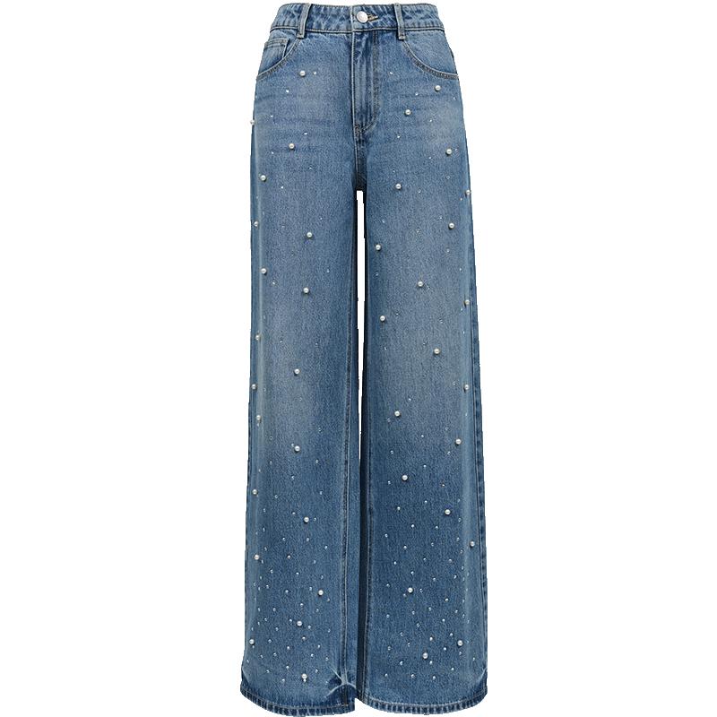 VEROMODA 2025 Autumn/Winter Pure Cotton 3D Beaded Distressed Straight Leg Jeans L
VEROMODA 2025 Autumn/Winter Pure Cotton 3D Beaded Distressed Straight Leg Jeans L