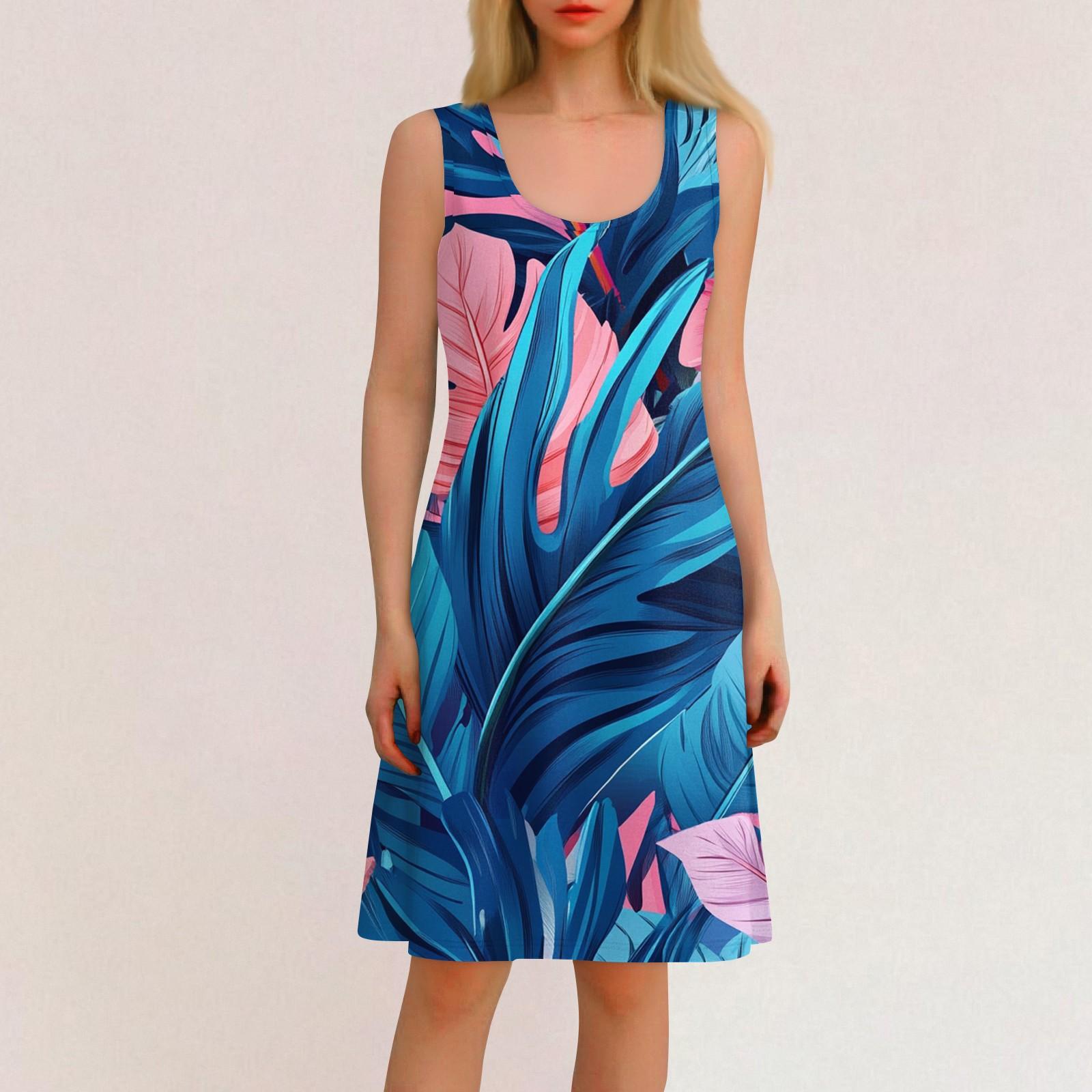Women s Casual Hawaiian Festival Printed U-neck Vest Sleeveless Beach Dress Dress XL
Women s Casual Hawaiian Festival Printed U-neck Vest Sleeveless Beach Dress Dress XL