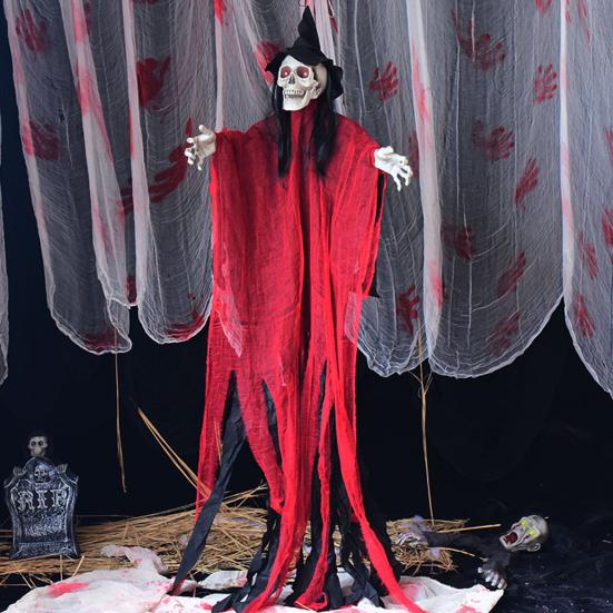 Подвеска-призрак на Хэллоуин, страшный скелет с голосовым управлением, опора для дома с привидениями, двора, вечерние, уличное украшение
Подвеска-призрак на Хэллоуин, страшный скелет с голосовым управлением, опора для дома с привидениями, двора, вечерние, уличное украшение