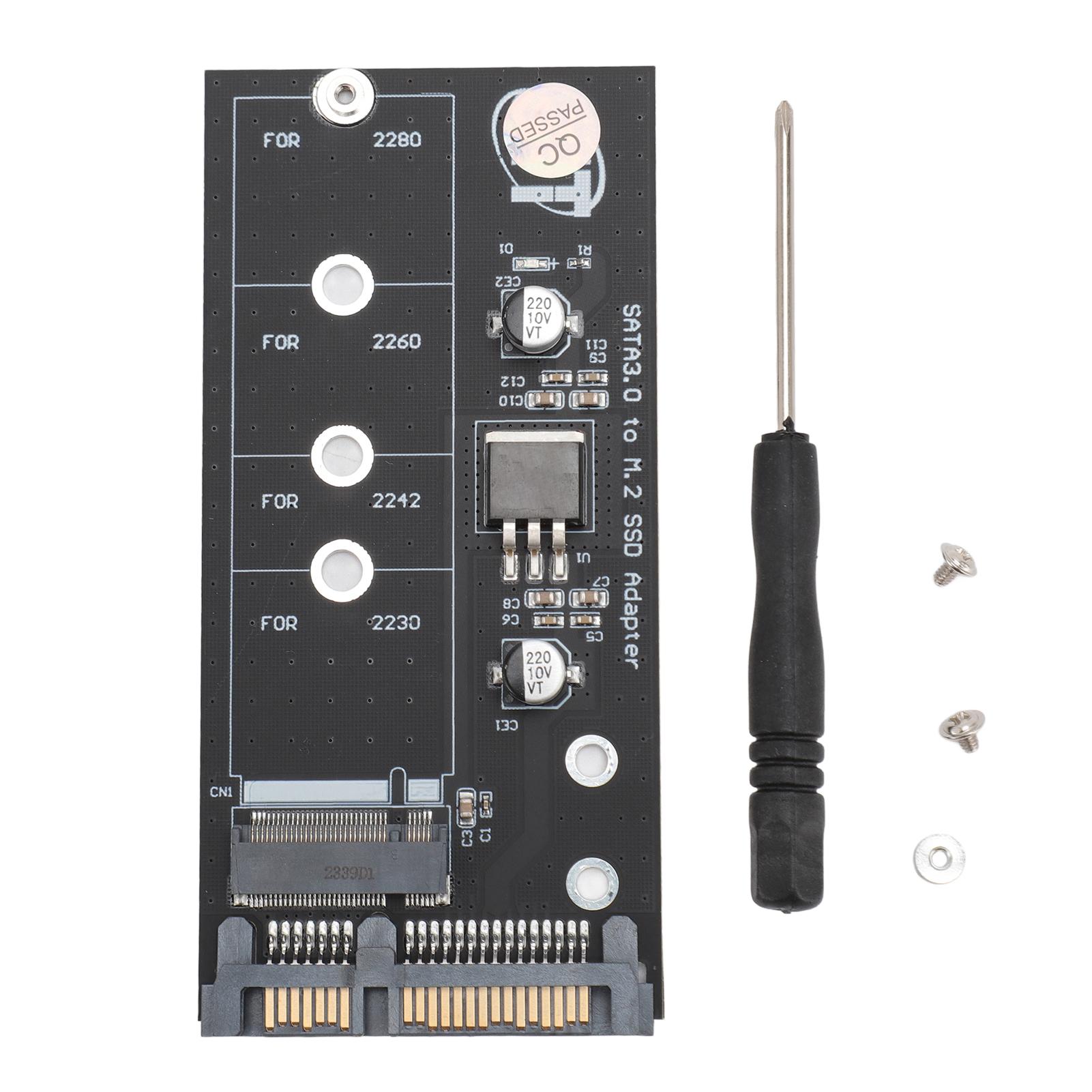 M.2 NGFF to SATA Adapter Card Professional 6Gbps Supports M.2 NGFF 2280 2260 2242 2230 M.2 NGFF SSD
M.2 NGFF to SATA Adapter Card Professional 6Gbps Supports M.2 NGFF 2280 2260 2242 2230 M.2 NGFF SSD