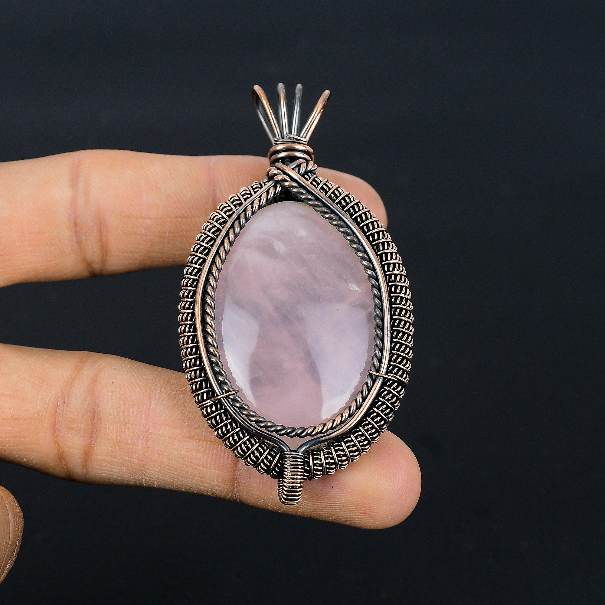 Украшения из розового кварца, кулон, обернутый медной проволокой 999 пробы, украшения из драгоценных камней ручной работы, подарки для жены, совершенно новый кулон 2.55 Inches
Украшения из розового кварца, кулон, обернутый медной проволокой 999 пробы, украшения из драгоценных камней ручной работы, подарки для жены, совершенно новый кулон 2.55 Inches