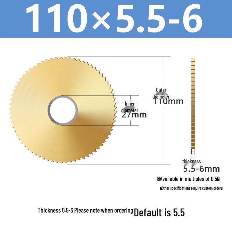 Jun Ding Ying Cobalt Titanium Coated HSS Saw Blade Milling Cutter
Jun Ding Ying Cobalt Titanium Coated HSS Saw Blade Milling Cutter