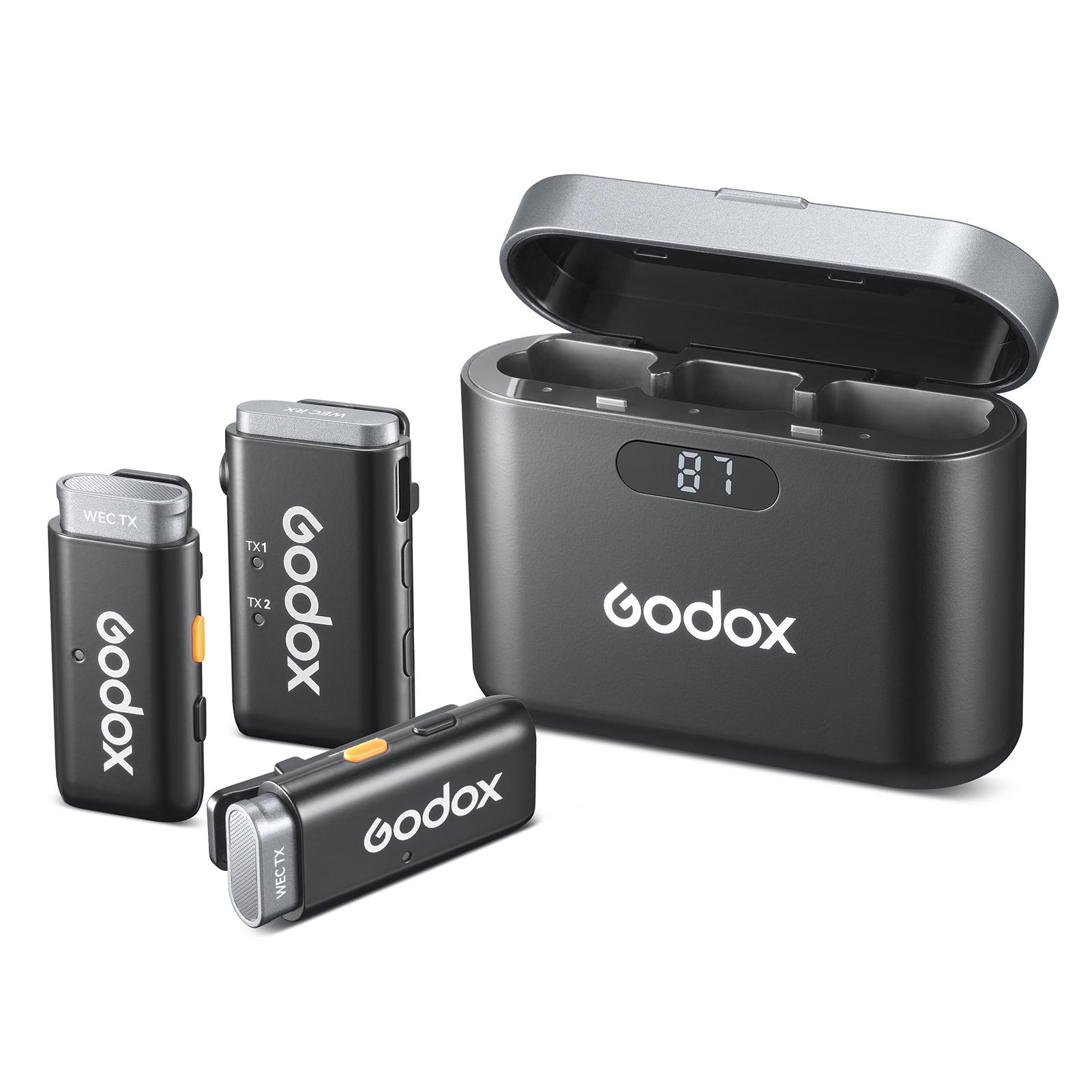 Godox WEC Kit2 One-Trigger-Two 2.4G Беспроводная микрофонная система Микрофоны с клипсами Интеллектуальные One-Trigger-Two
Godox WEC Kit2 One-Trigger-Two 2.4G Беспроводная микрофонная система Микрофоны с клипсами Интеллектуальные One-Trigger-Two