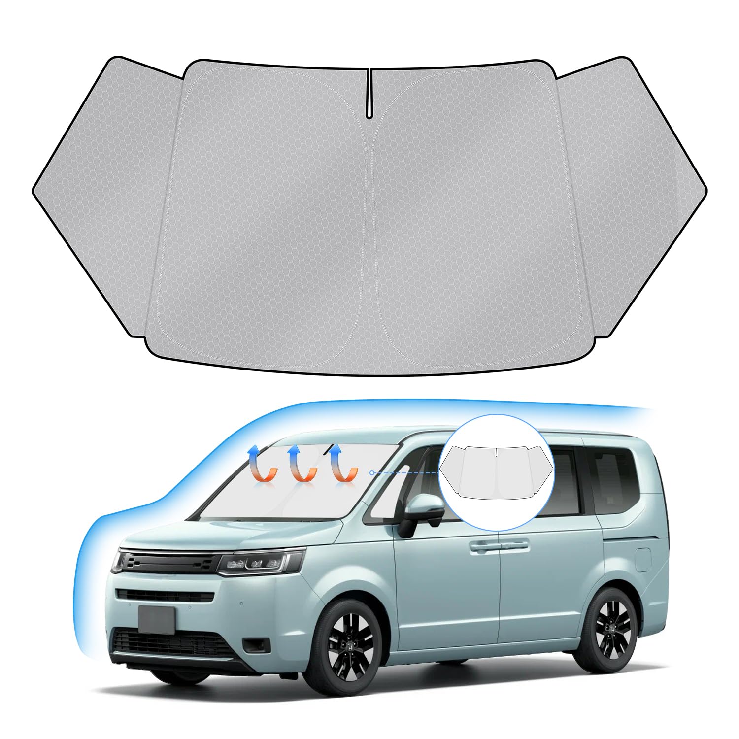 Windshield Sunshade for Honda Step WGN 2022 Present UV Blackout Handlebar Light Heat Heat Car Honeycomb Storage Bag Interior Easy Direct from the
Windshield Sunshade for Honda Step WGN 2022 Present UV Blackout Handlebar Light Heat Heat Car Honeycomb Storage Bag Interior Easy Direct from the
