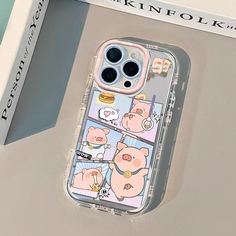 Cute Piggy for IPhone16 Mirror Phone Case for Apple15promax Cartoon 14 Girl 13/12 For Apple 6
Cute Piggy for IPhone16 Mirror Phone Case for Apple15promax Cartoon 14 Girl 13/12 For Apple 6